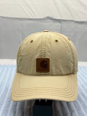 Carhartt Beige/Tan Canvas Patch Cap